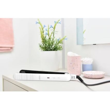 Rowenta - Вирівнювач для волосся OPTILISS білий