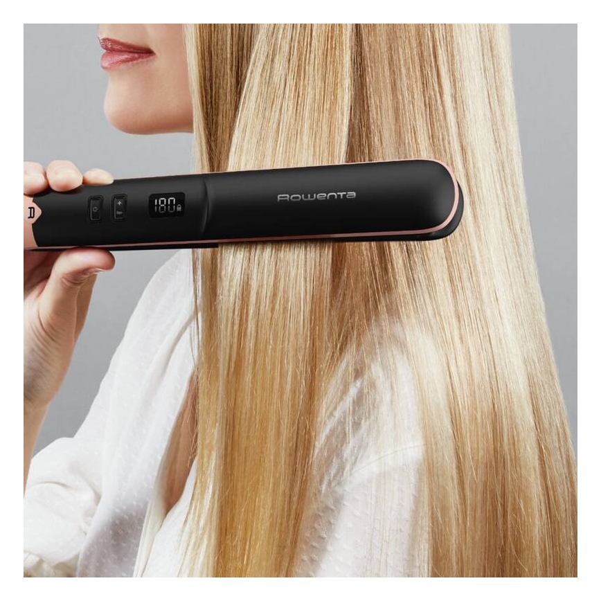 Rowenta - Вирівнювач для волосся з РК-дисплеєм EXPRESS SHINE 39W/230V