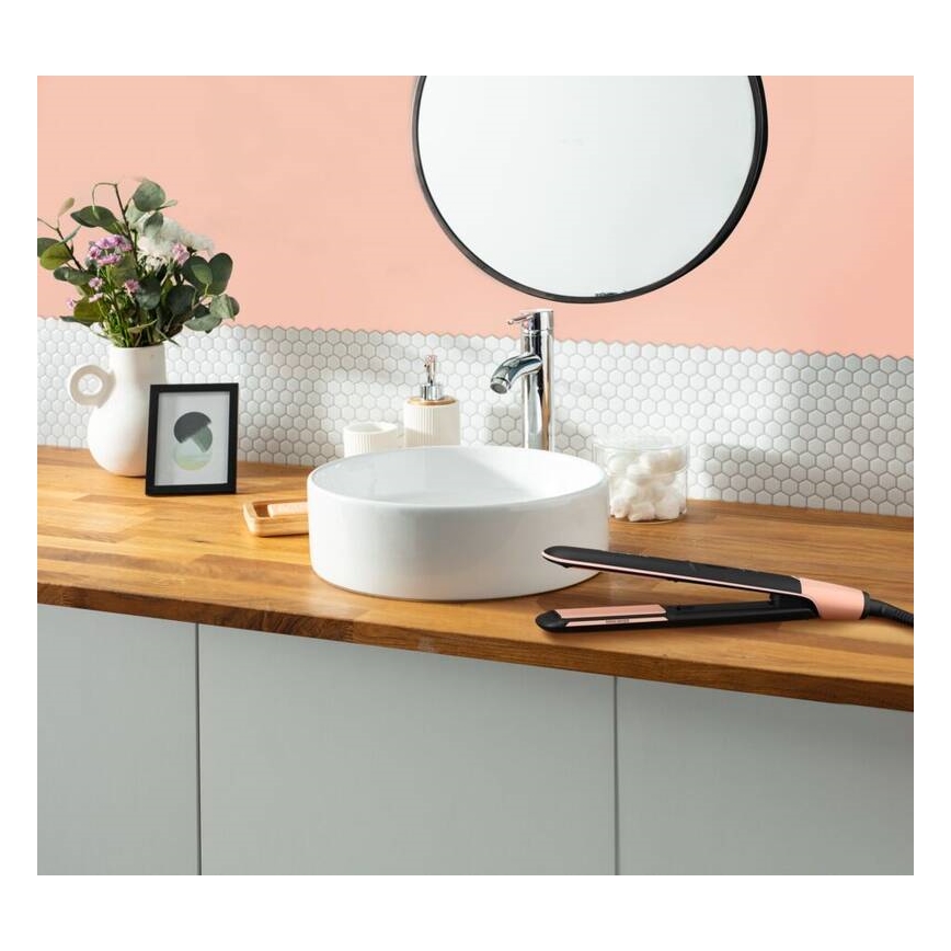 Rowenta - Вирівнювач для волосся з РК-дисплеєм EXPRESS SHINE 39W/230V