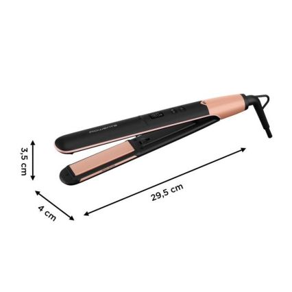 Rowenta - Вирівнювач для волосся з РК-дисплеєм EXPRESS SHINE 39W/230V