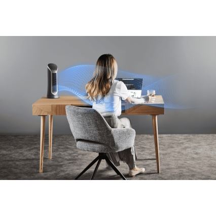 Rowenta - Колонний вентилятор EOLE COMPACT 30W/230V чорний