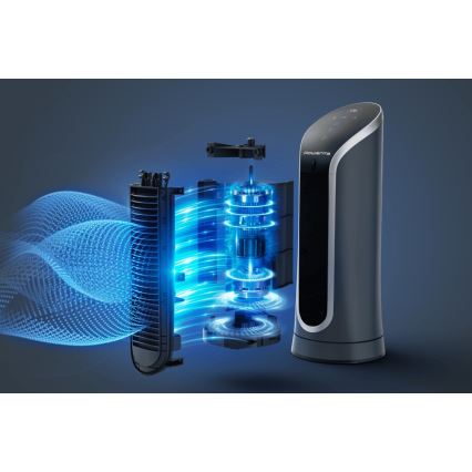 Rowenta - Колонний вентилятор EOLE COMPACT 30W/230V чорний