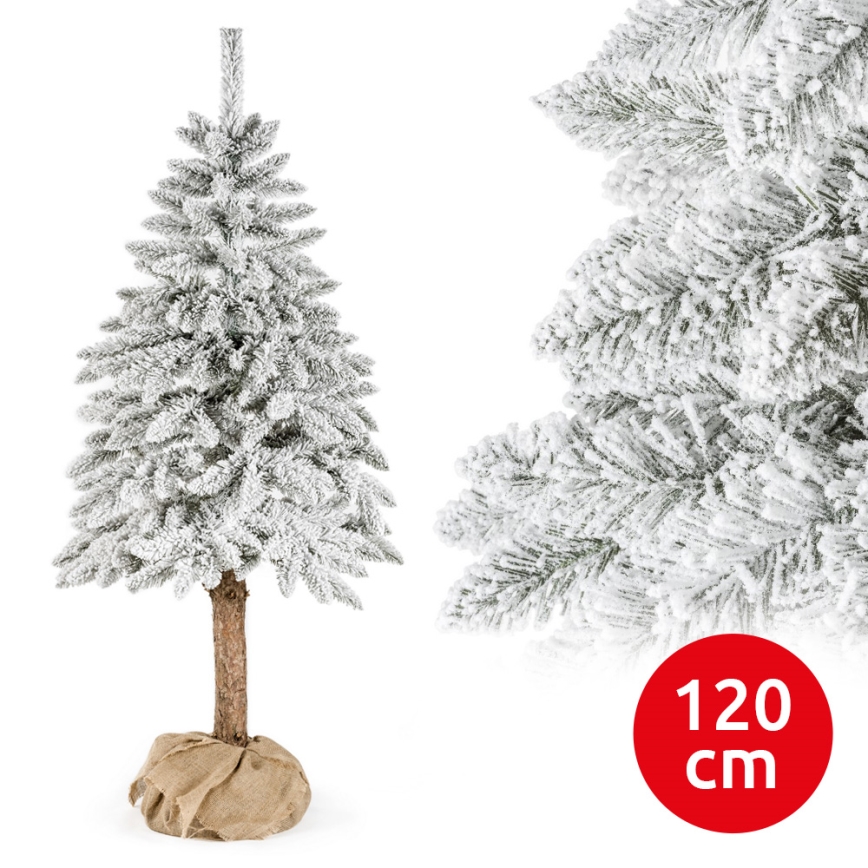 Рождественская елка на стволе NATURAL WITH SNOW 120 см ель