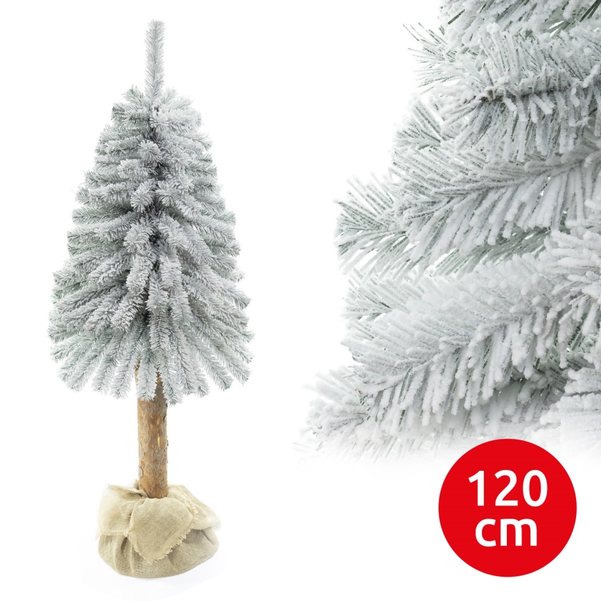 Рождественская елка на стволе NATURAL WITH SNOW 120 см пихта