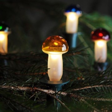 Рождественская гирлянда 7,7 м TOADSTOOL 12xE10/230V Сделано в Европе