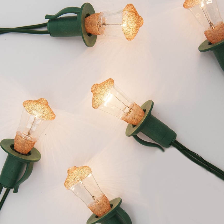 Рождественская гирлянда LANTERN 12xE10/10,7м теплый белый Сделано в Европе