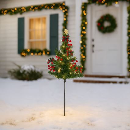 Рождественское LED-украшение LED/1W/230V 75 cm IP44 зелёное