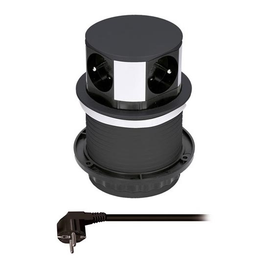 Розеточная колонна в столешницу 4x230V