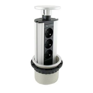 Розеточная колонна для столешницы 3x230V