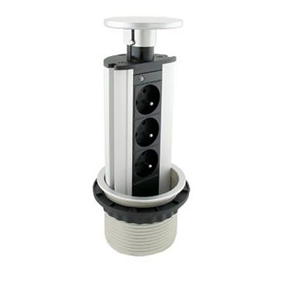 Розеточная колонна для столешницы 3x230V