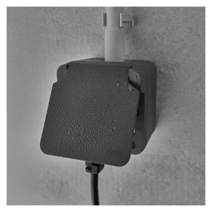 Розетка для вологого середовища IP55