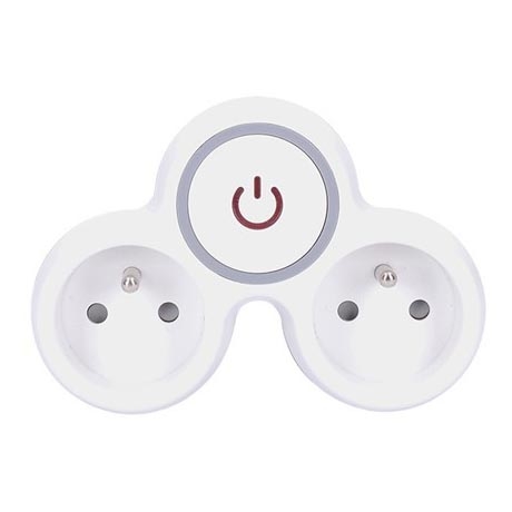 Розетка-розгалужувач 2x10A/230V