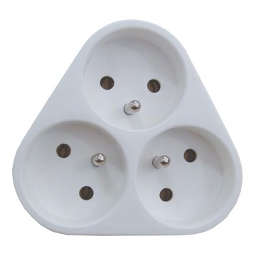 Розетка-розгалужувач 3x10A/230V