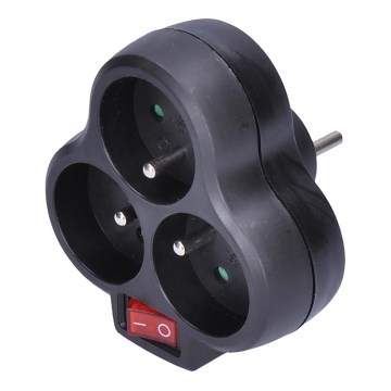 Розетка-розгалужувач 3x10A/230V