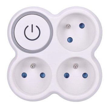 Розетка-розгалужувач 3x10A/230V