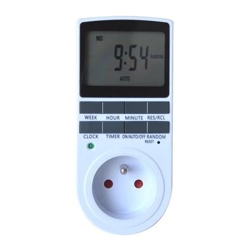 Розетка з таймером цифрова тижнева 16A/230V