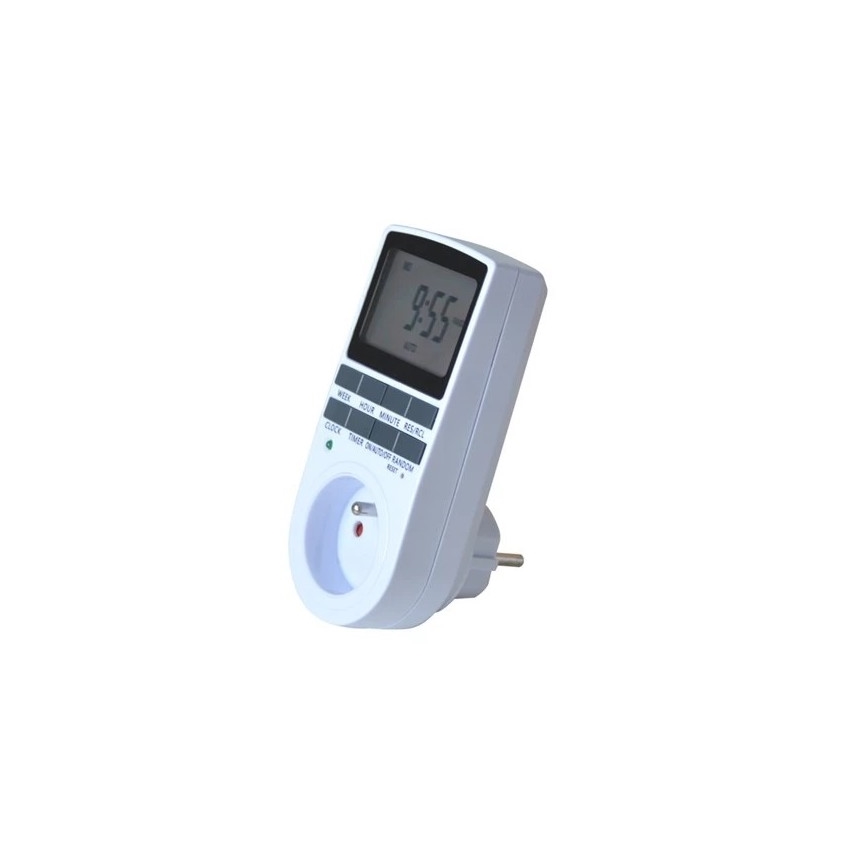 Розетка з таймером цифрова тижнева 16A/230V