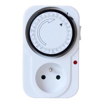 Розетка з таймером механічна тижнева 16A/230V