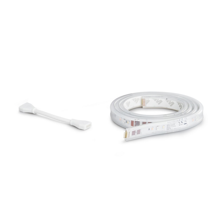 Розширювальний набір LED RGBW стрічка — Philips Hue WHITE AND COLOR AMBIANCE, 1 м, 11 Вт/12 В