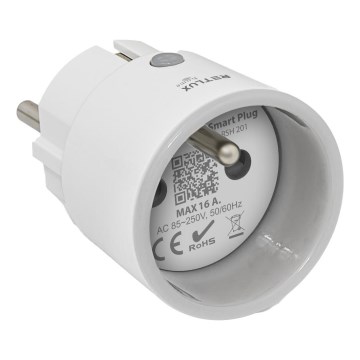 Розумна розетка 3680 Вт/230 В/Тип E/16A Wi-Fi Tuya