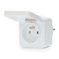Розумна розетка 3680W/230V/ Typ E/16A Wi-Fi Tuya IP44