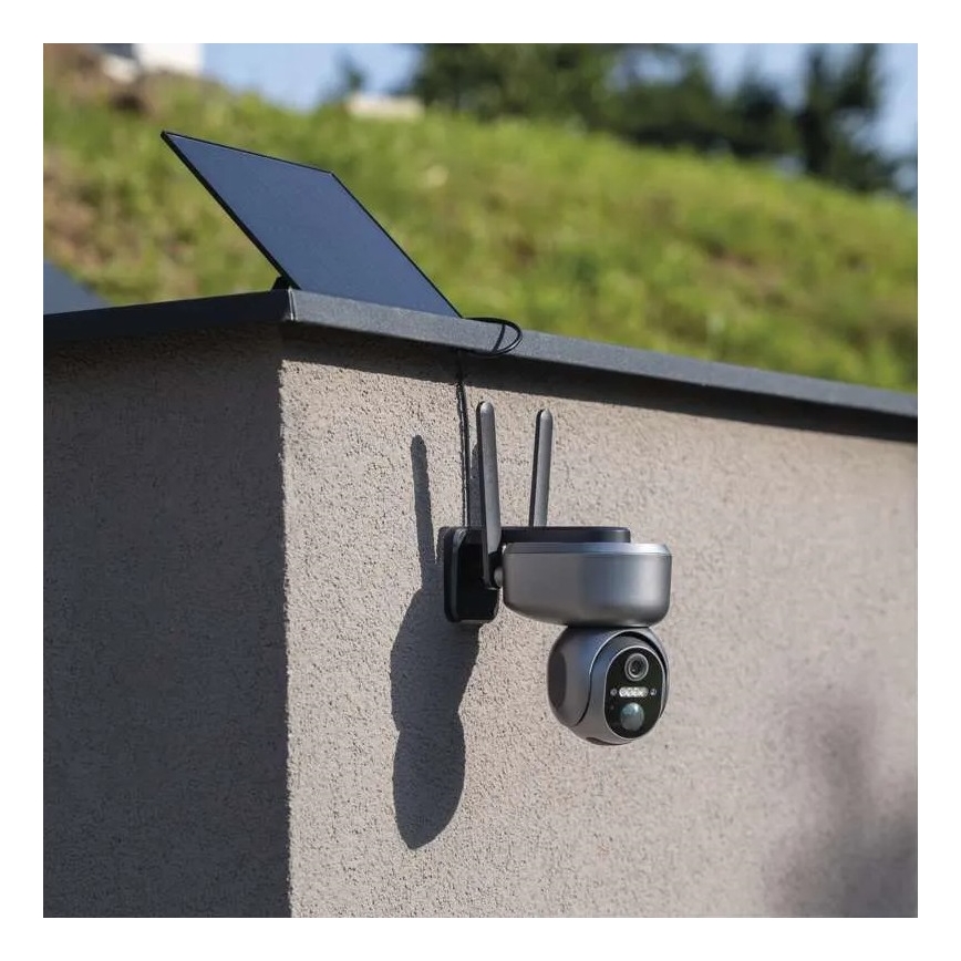 Розумна сонячна камера з датчиком GoSmart, 4G/LTE, 10400 мА·год, 5 В, IP65, Tuya