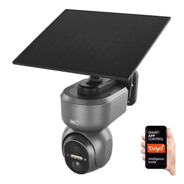 Розумна сонячна камера з датчиком GoSmart — 4G/LTE, 10400 мА·год, 5 В, IP65, сумісна з Tuya