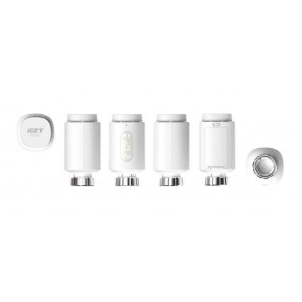 Розумна термостатична головка з LED дисплеєм 2xAA/3V Zigbee