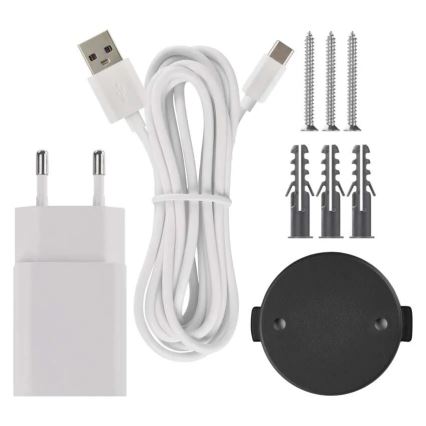 Розумна внутрішня поворотна камера з датчиком руху GoSmart 5V Wi-Fi Tuya біла