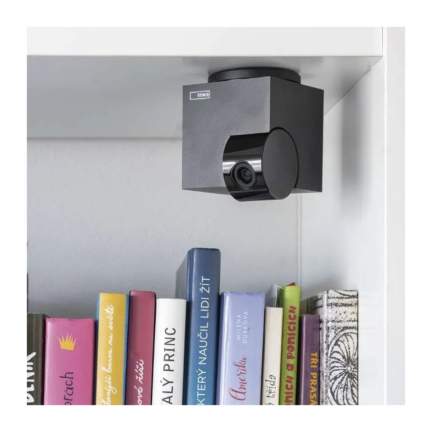 Розумна внутрішня поворотна камера з датчиком руху GoSmart 5V Wi-Fi Tuya чорна