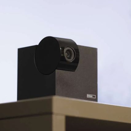 Розумна внутрішня поворотна камера з датчиком руху GoSmart 5V Wi-Fi Tuya чорна