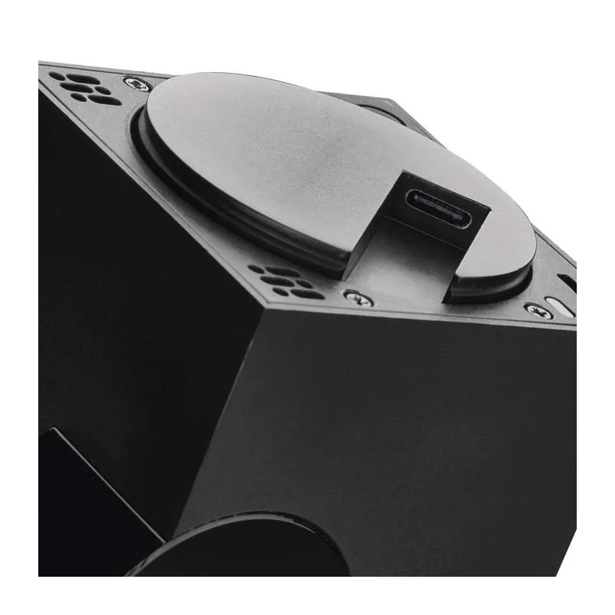 Розумна внутрішня поворотна камера з датчиком руху GoSmart 5V Wi-Fi Tuya чорна