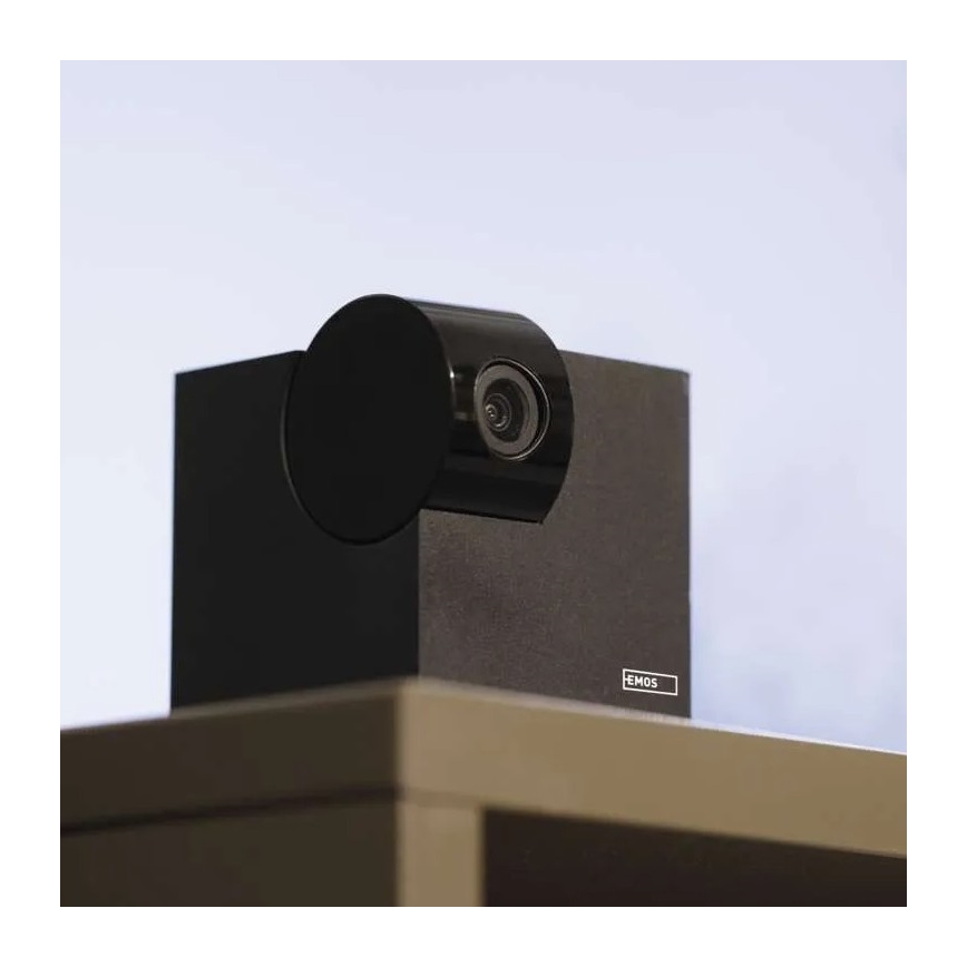 Розумна внутрішня поворотна камера з датчиком руху GoSmart 5V Wi-Fi Tuya чорна