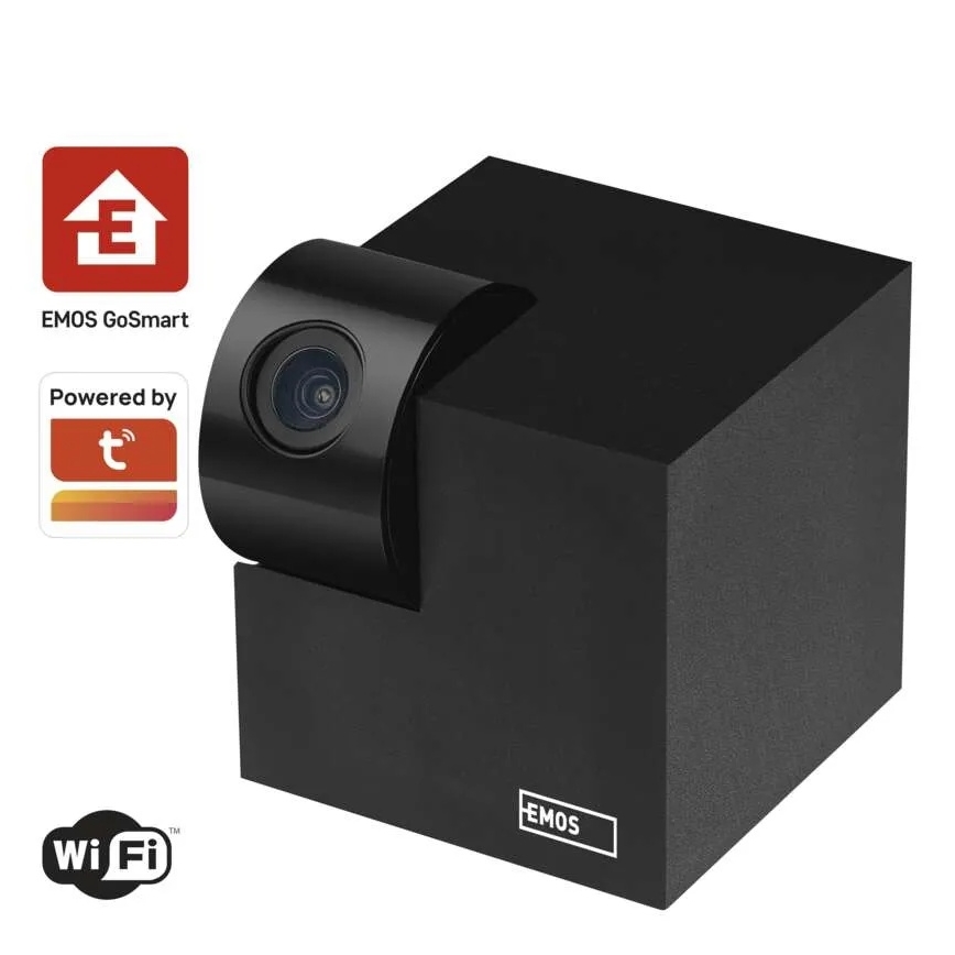 Розумна внутрішня поворотна камера з датчиком руху GoSmart 5V Wi-Fi Tuya чорна