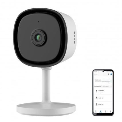 Розумна внутрішня камера з матрицею Full HD 1080p, 5V, Wi‑Fi, з підтримкою Tuya, біла