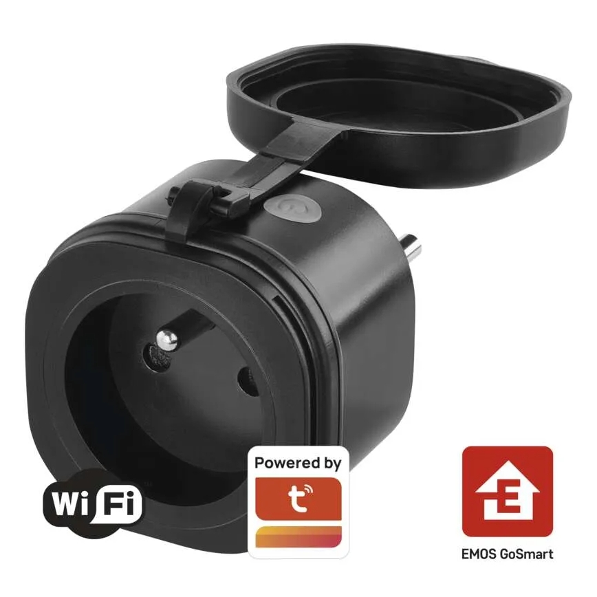 Розумна зовнішня розетка GoSmart 3680W/230V/16A Wi-Fi Tuya IP44