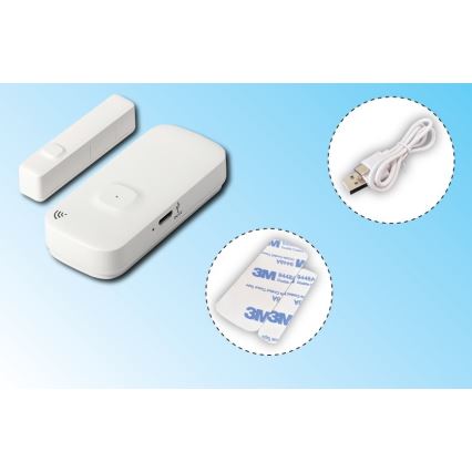 Розумний датчик для вікон і дверей 3,7V 500 mAh Wi-Fi Tuya