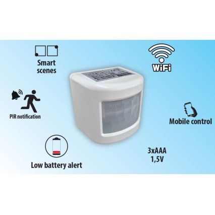 Розумний датчик руху 3xAAA Wi-Fi Tuya
