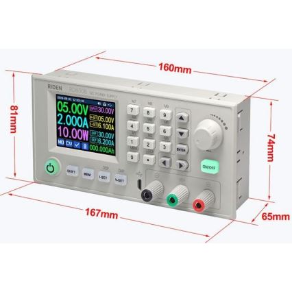 Розумний лабораторний блок живлення 0–60V/0–10A Wi-Fi