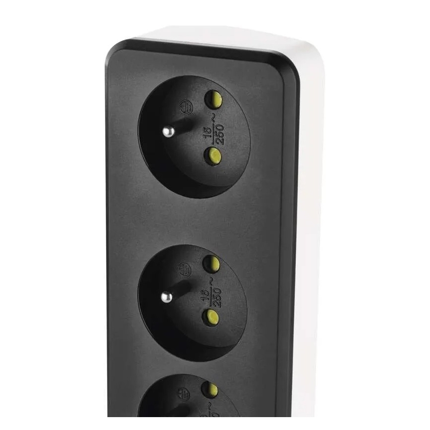 Розумний подовжувач з вимикачем GoSmart 4Z + 1xUSB-A + 1xUSB-C 2 м Wi-Fi Tuya