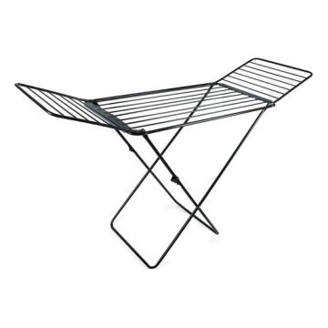 Розкладна сушарка для білизни TORO 177x93 см чорна