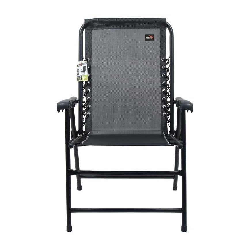 Розкладне садове крісло чорний