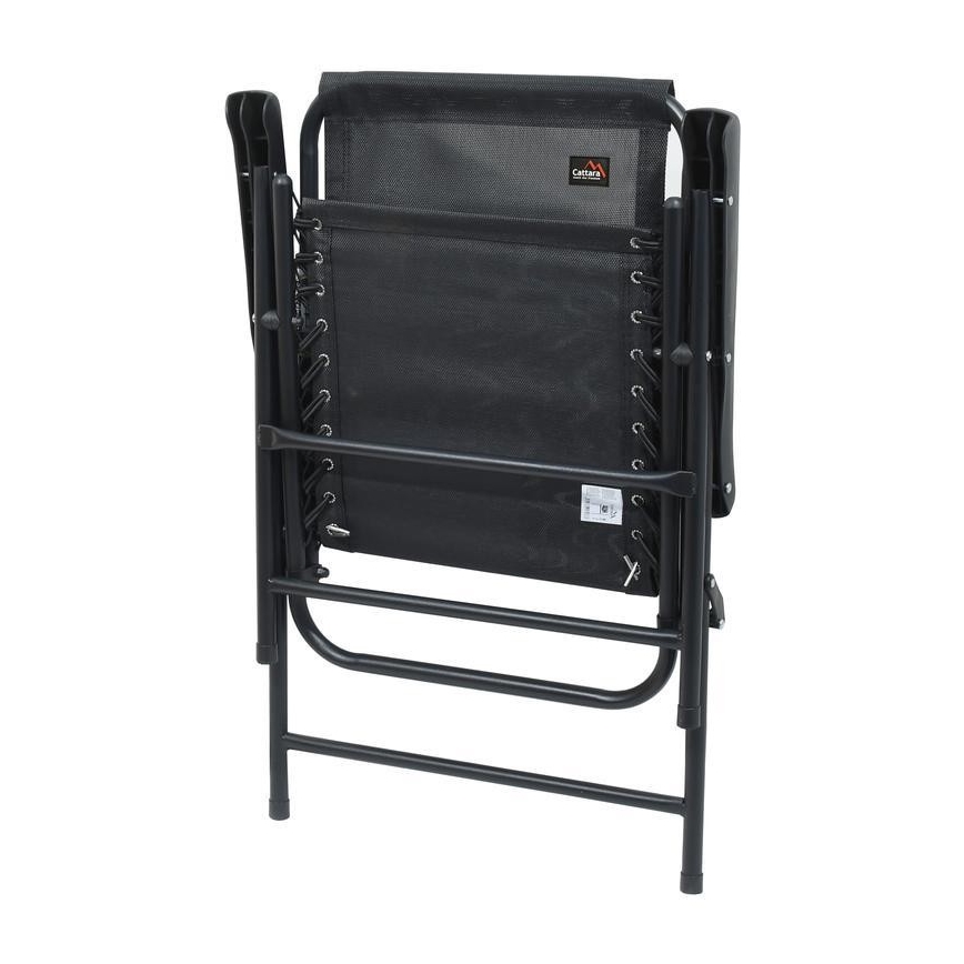 Розкладне садове крісло чорний