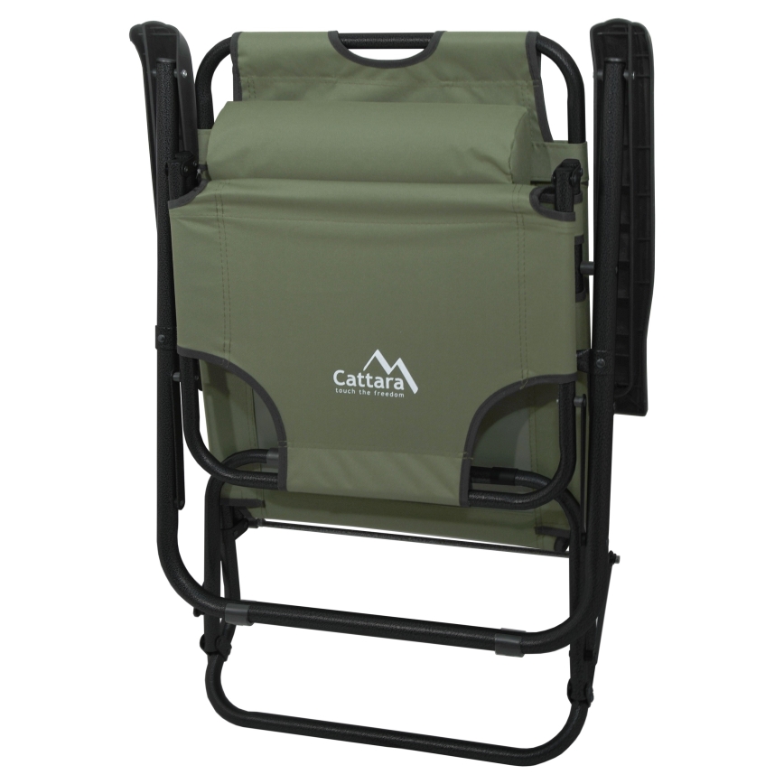 Розкладне крісло регулювальне зелений/чорний