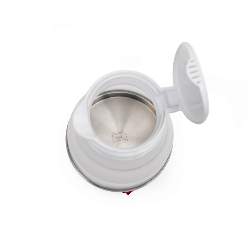 Розкладний чайник 0,6 л 600W/230V білий