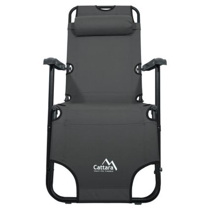 Розкладний стілець для відпочинку антрацит