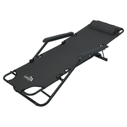 Розкладний стілець для відпочинку антрацит