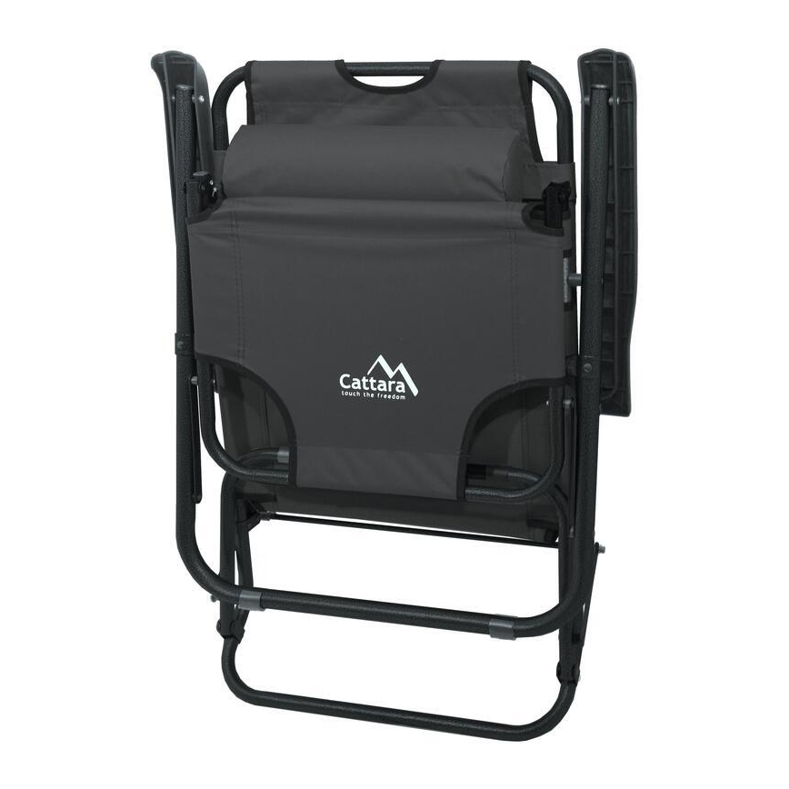 Розкладний стілець для відпочинку антрацит