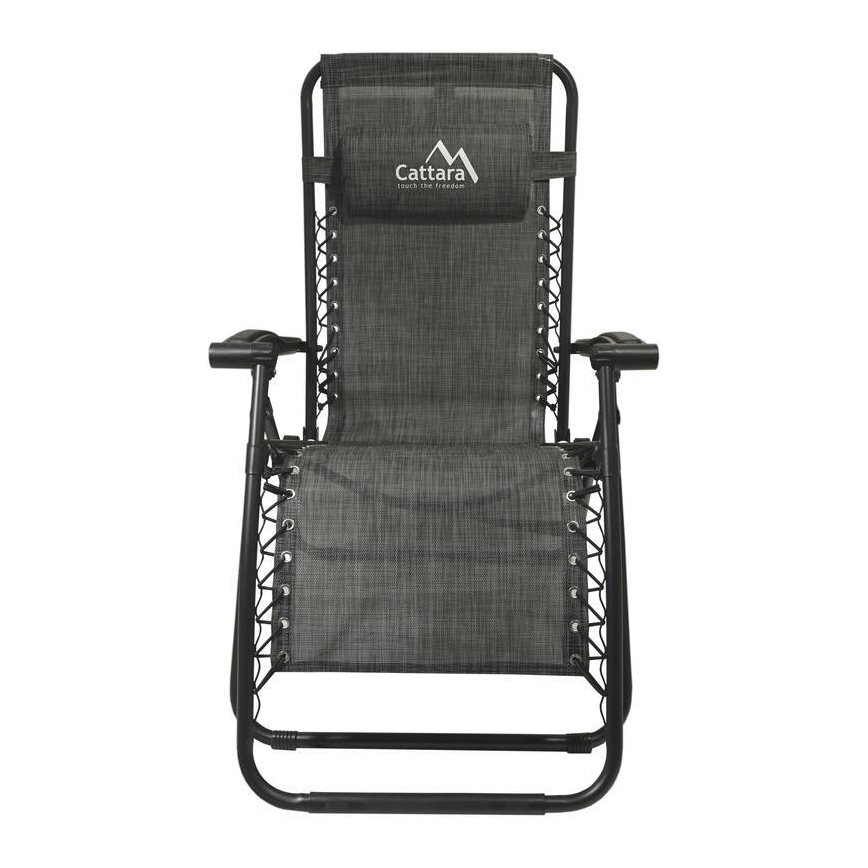 Розкладний стілець для відпочинку антрацит
