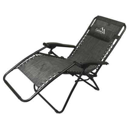 Розкладний стілець для відпочинку антрацит